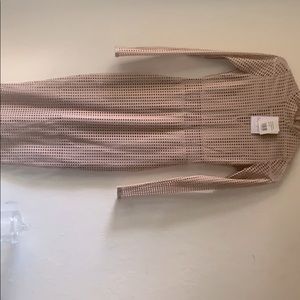 beige dress net material